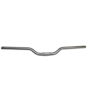 Kierownica rowerowa MODE gięta 650 mm aluminiowa srebrna