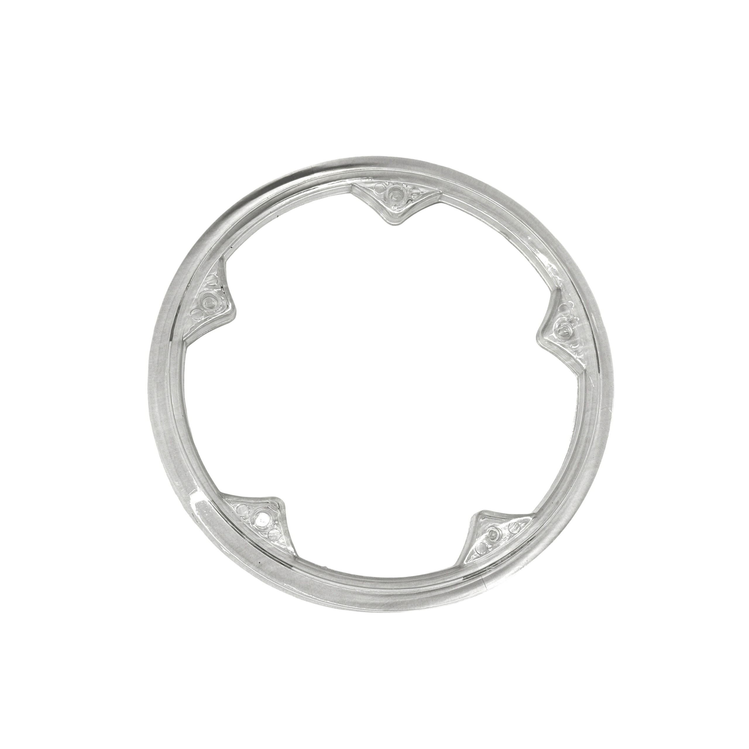 Osłona mechanizmu korbowego 48T // 5 otworów, transparent