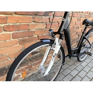 MERIDA CITYWAY 728 40 cm – wygodny rower miejski, Nexus 7, koszyk, czarny mat